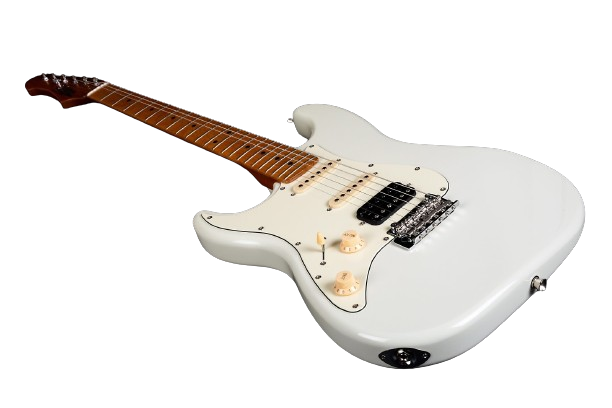 Foto 4 pulgar | Guitarra Eléctrica Jet Js400 Blanca 6 Cuerdas Zurdo