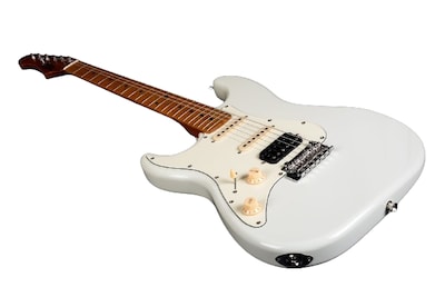 Foto 3 | Guitarra Eléctrica Jet Js400 Blanca 6 Cuerdas Zurdo