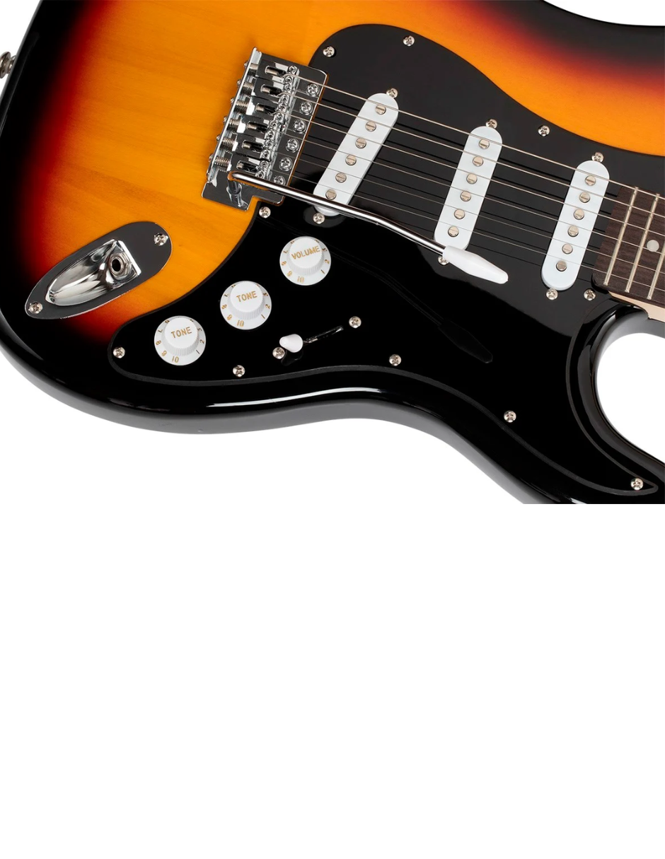 Foto 4 | Guitarra Eléctrica Monoprice Cali Classic Sunburst Con Gig Bag