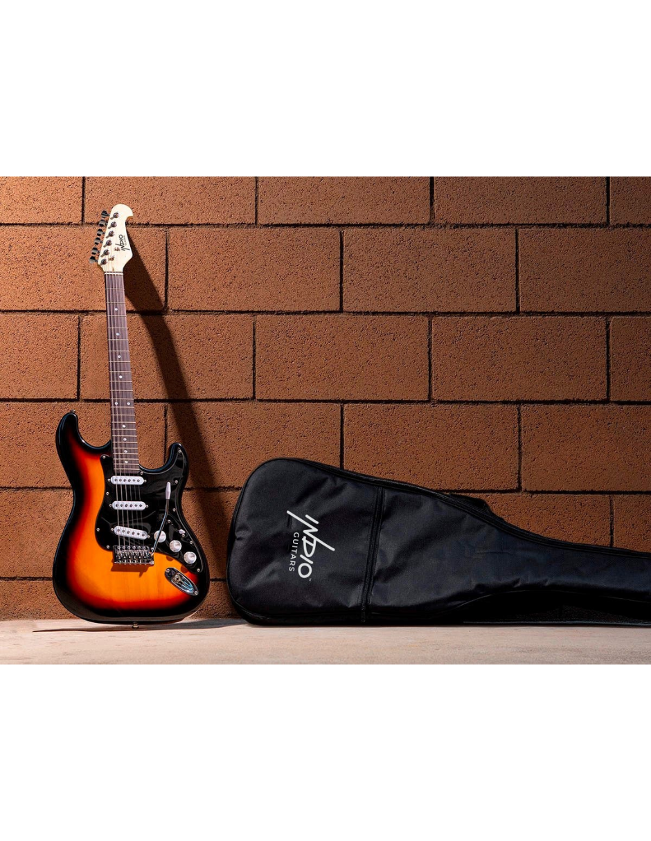 Foto 6 | Guitarra Eléctrica Monoprice Cali Classic Sunburst Con Gig Bag