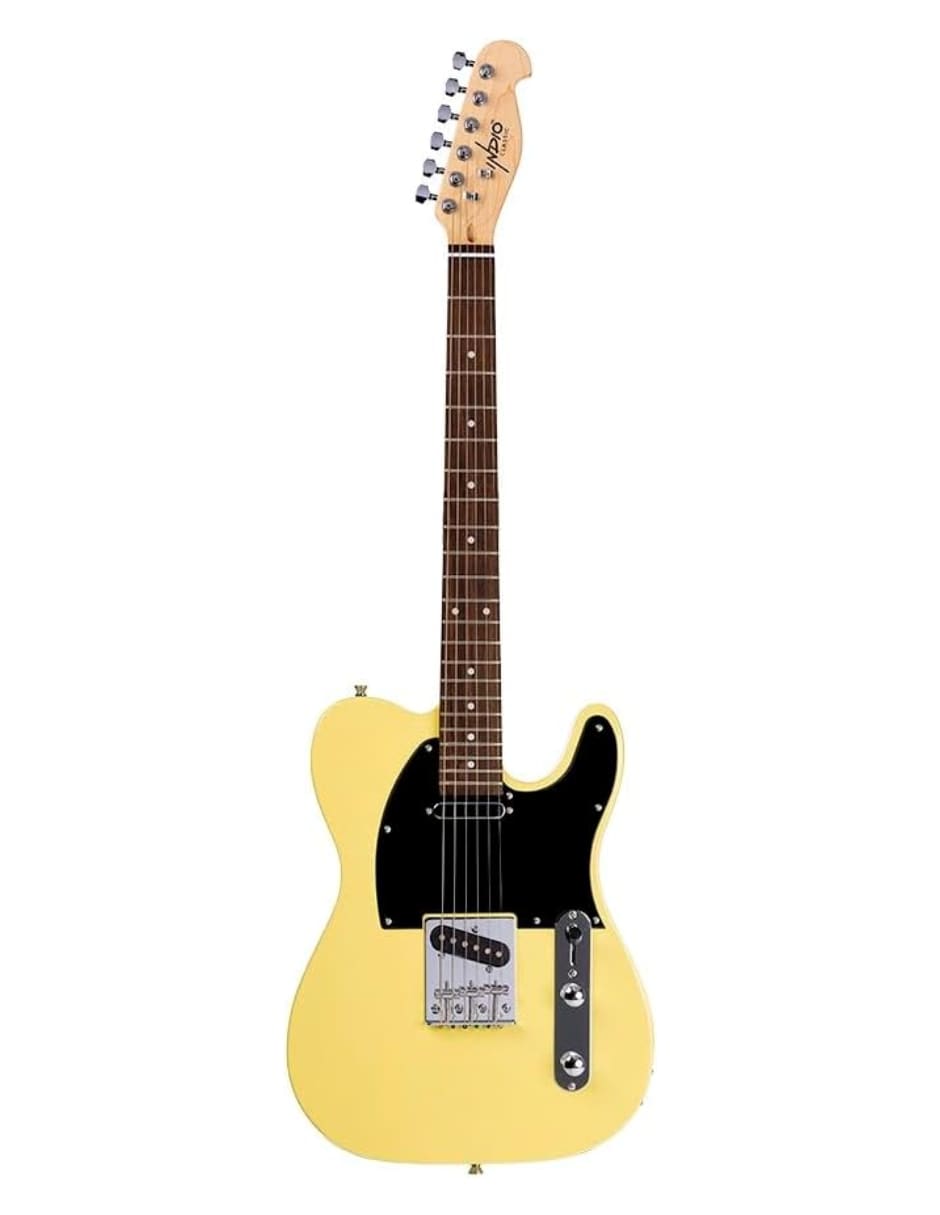 Guitarra Eléctrica Monoprice Indio Retro Classic Con Giga Bag $4,357