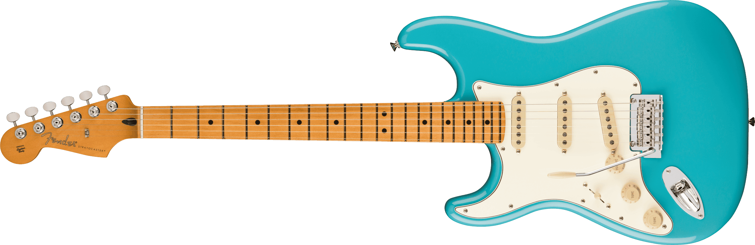 Foto 2 pulgar | Guitarra Eléctrica Fender  Player Ii Stratocasterpara Zurdos Azul Agua