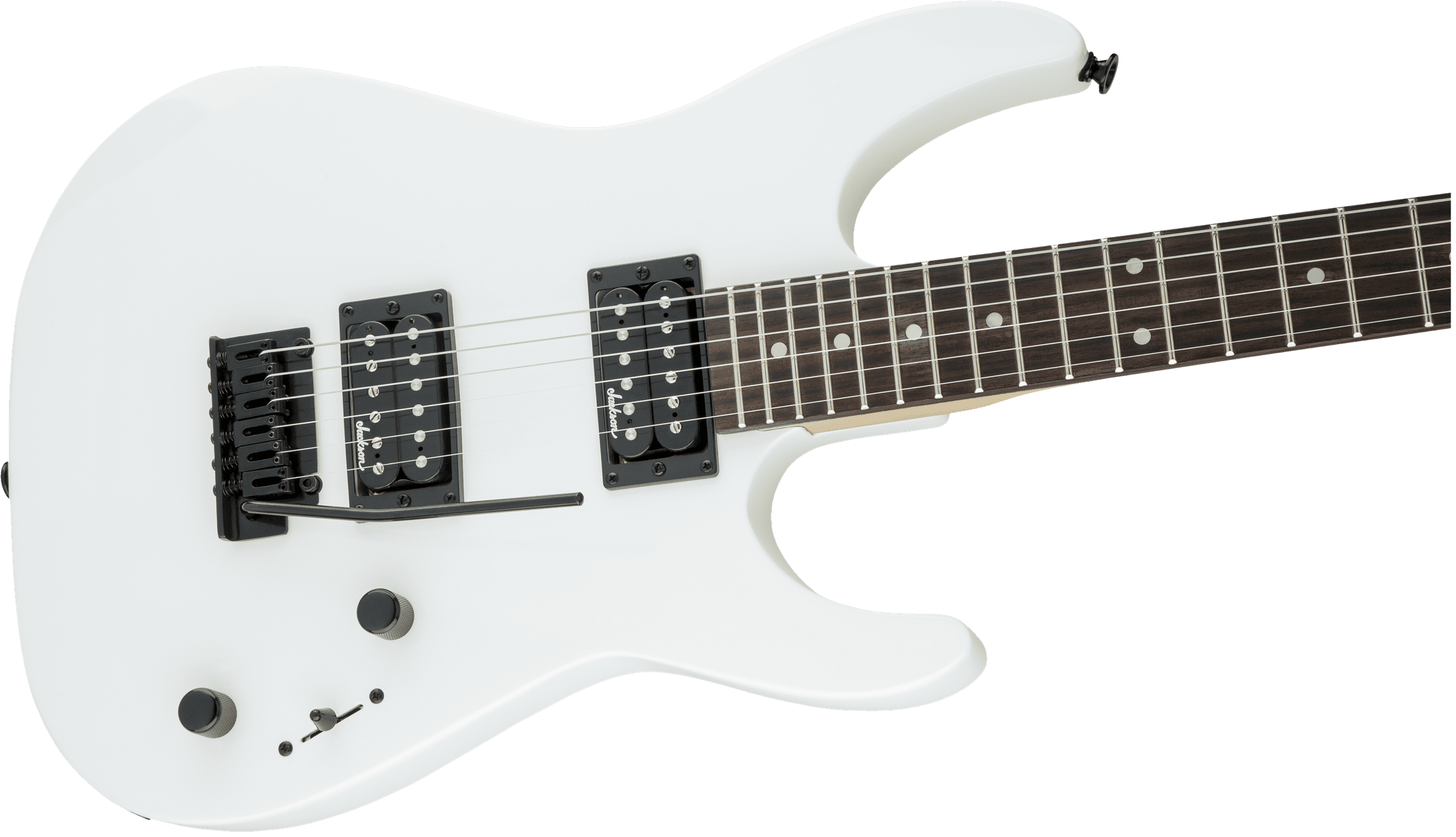 Foto 4 pulgar | Guitarra Electrica Jackson Js Series Dinky Js11 Diapasón Amaranto Color Snow White