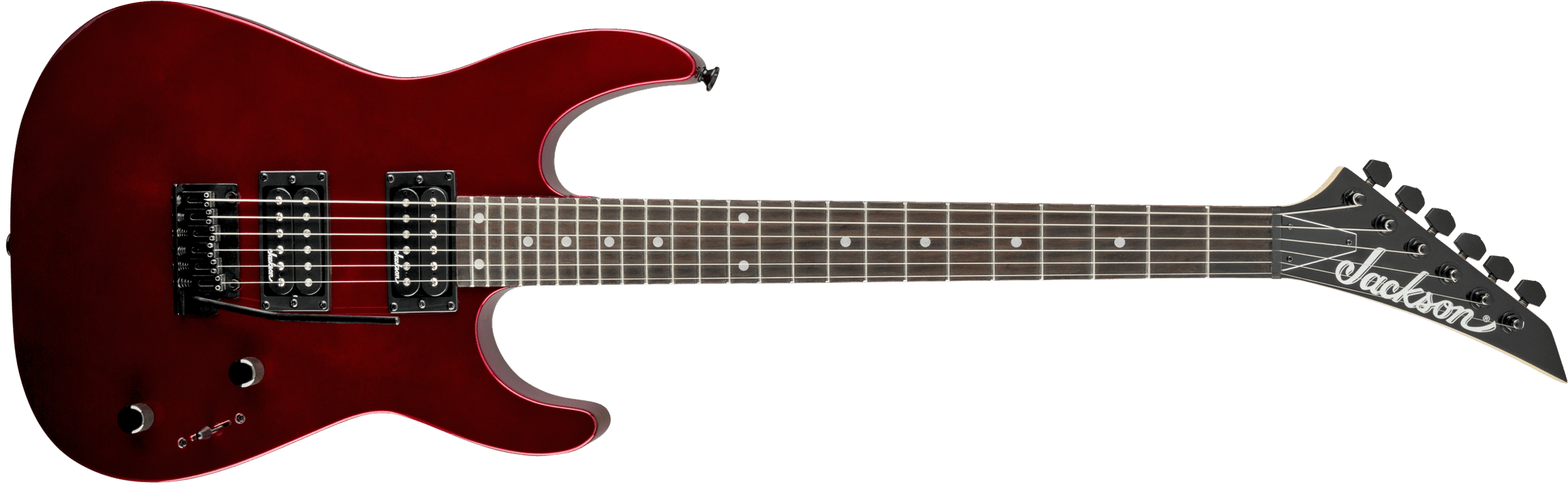 Foto 2 pulgar | Guitarra Electrica Jackson Serie Js Dinky Js12, Diapasón Amaranto, Rojo Metálico