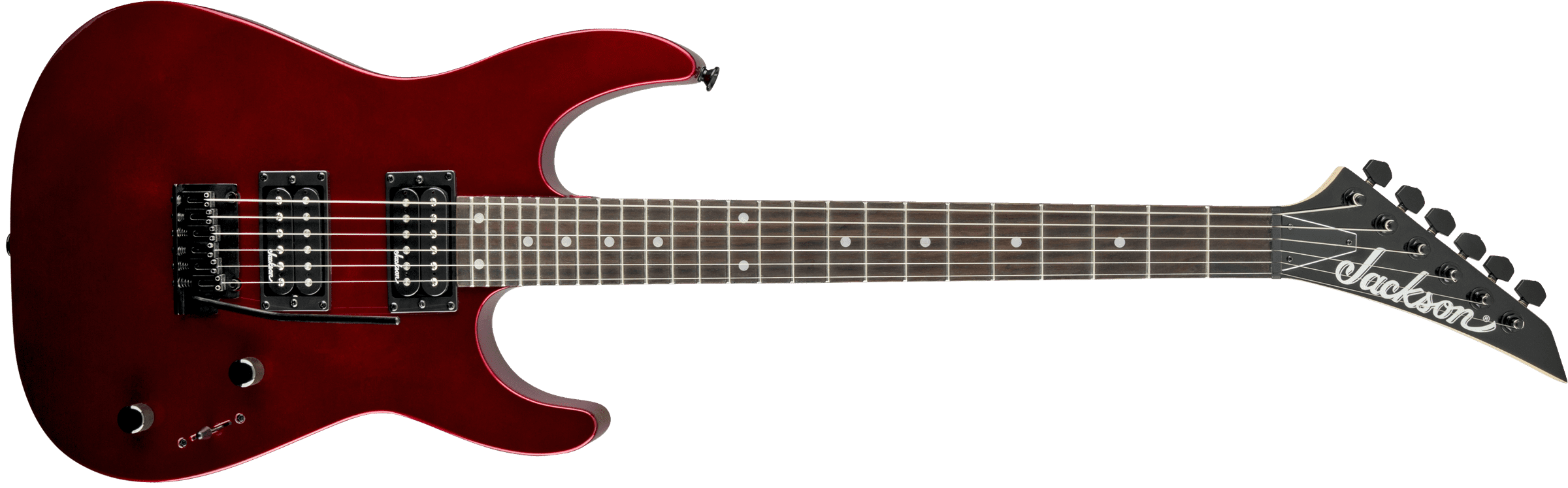 Guitarra Electrica Jackson Serie Js Dinky Js12, Diapasón Amaranto, Rojo Metálico