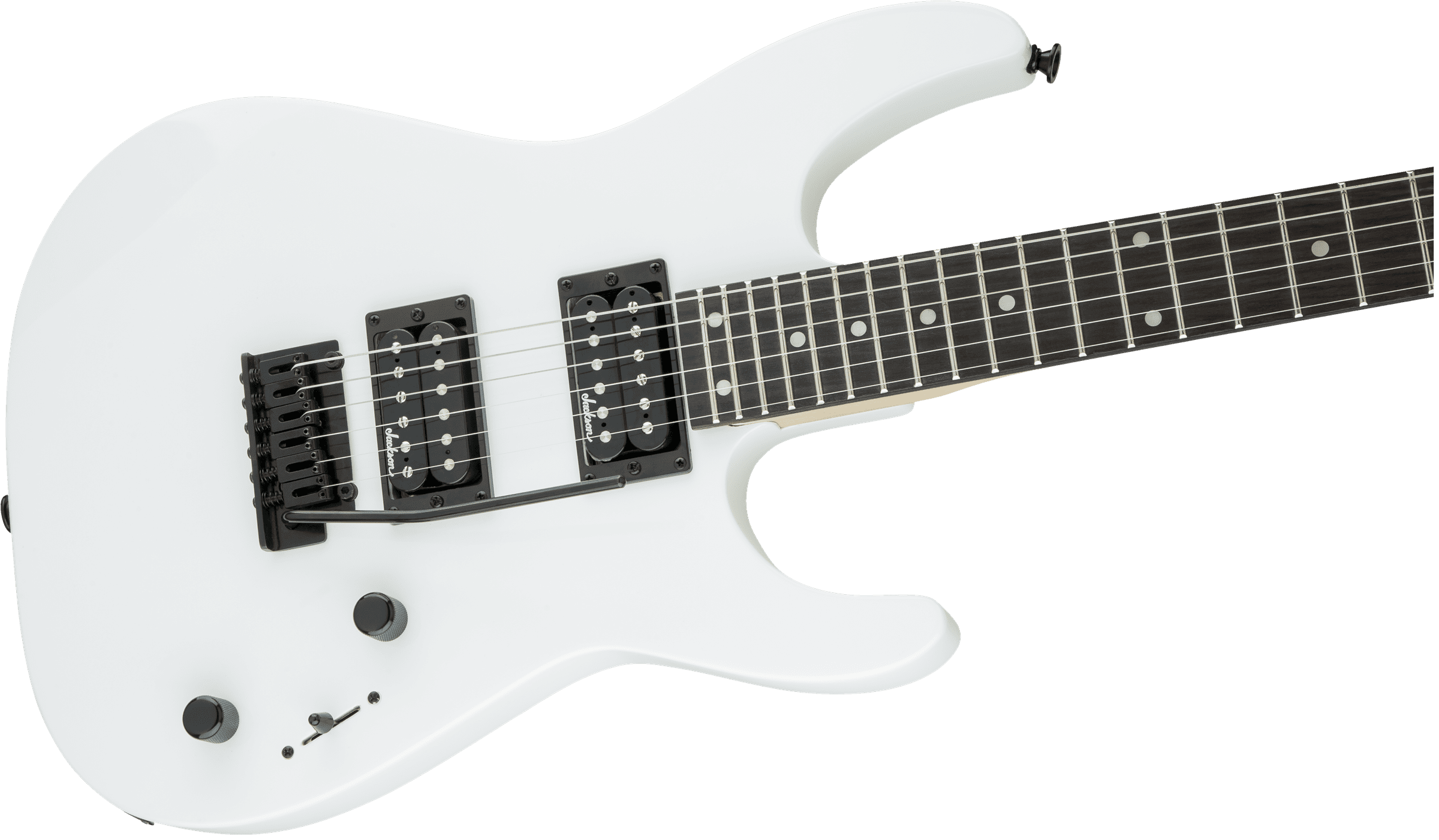 Foto 4 pulgar | Guitarra Electrica Jackson  Serie Js Dinky  Js12, Diapasón Amaranto, Blanco Nieve