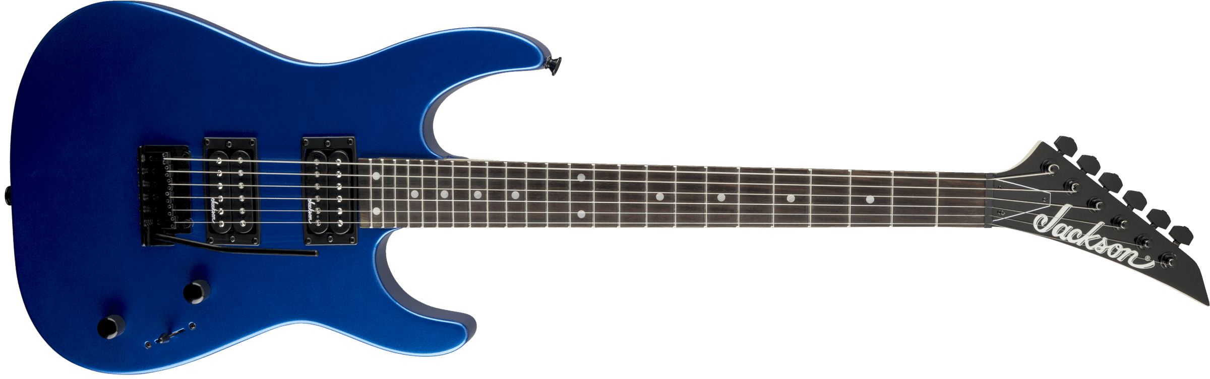 Guitarra Electrica Jackson  Serie Js Dinky Js12, Diapasón Amaranto, Azul Metálico