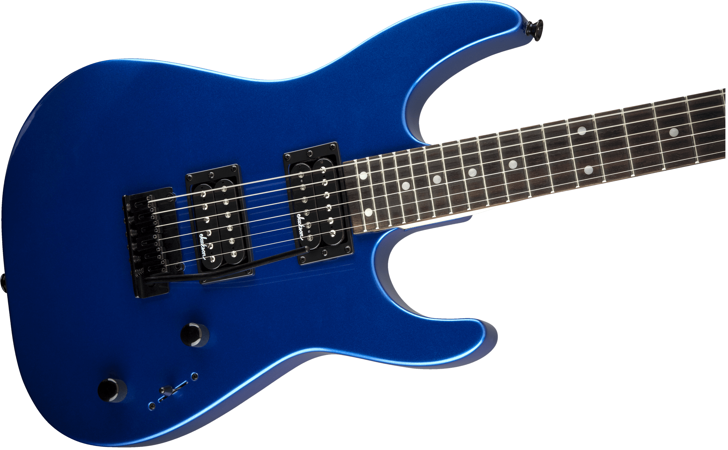 Foto 4 pulgar | Guitarra Electrica Jackson  Serie Js Dinky Js12, Diapasón Amaranto, Azul Metálico