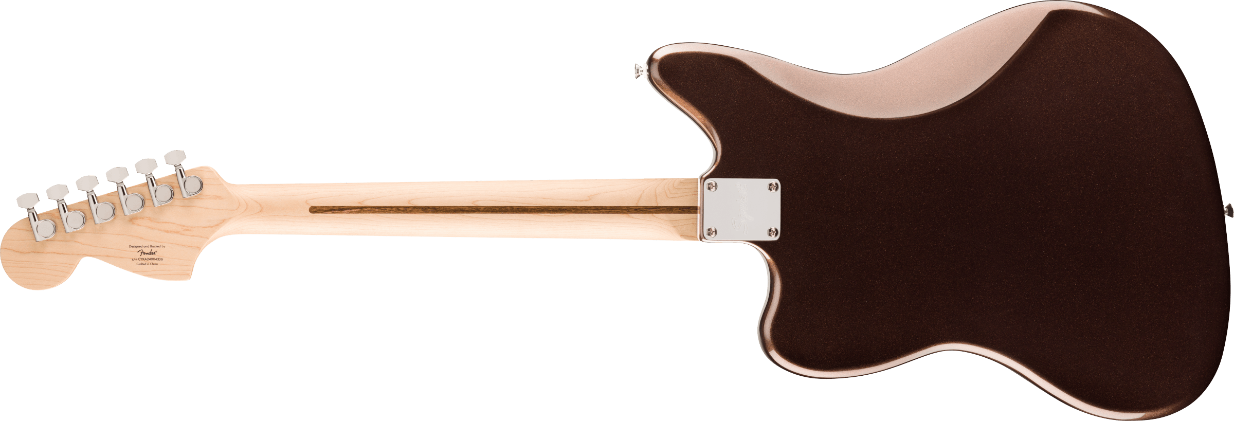 Foto 2 | Guitarra Electrica Fender Affinity Series™ Jaguar Color Marrón Metálico Místico Diapasón De Arce