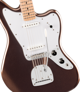 Foto 3 | Guitarra Electrica Fender Affinity Series™ Jaguar Color Marrón Metálico Místico Diapasón De Arce