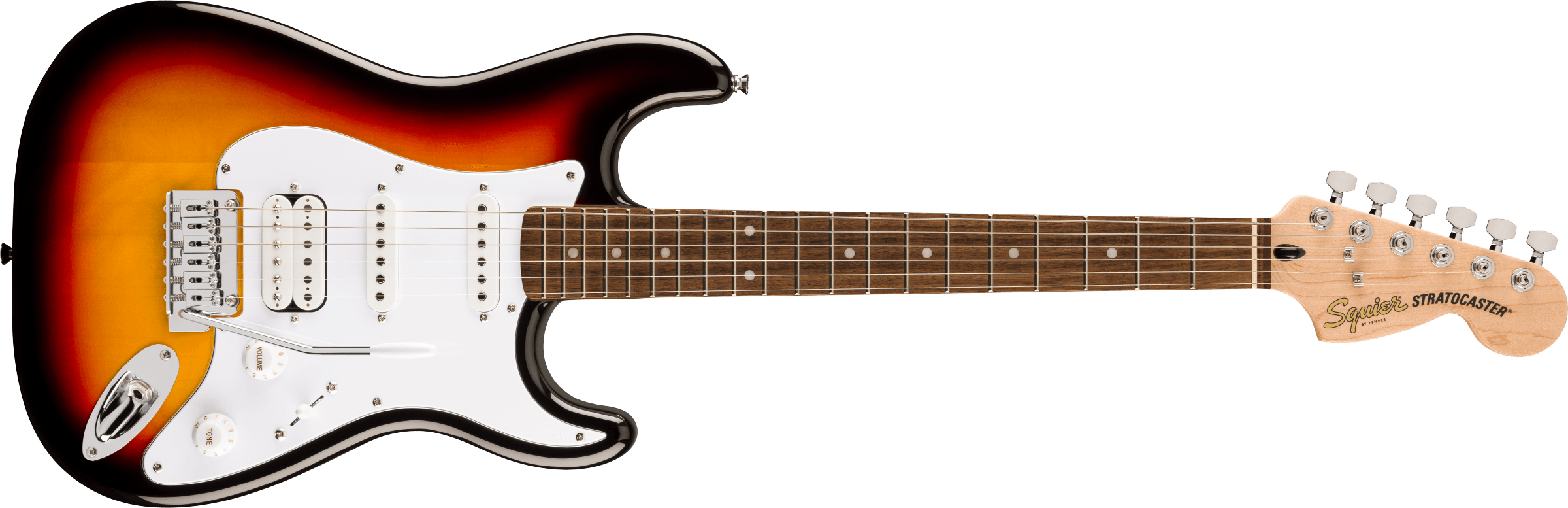 Guitarra Electrica Fender Guitarra Stratocaster  Junior Hss De La Serie Affinity™  Color Sunburst