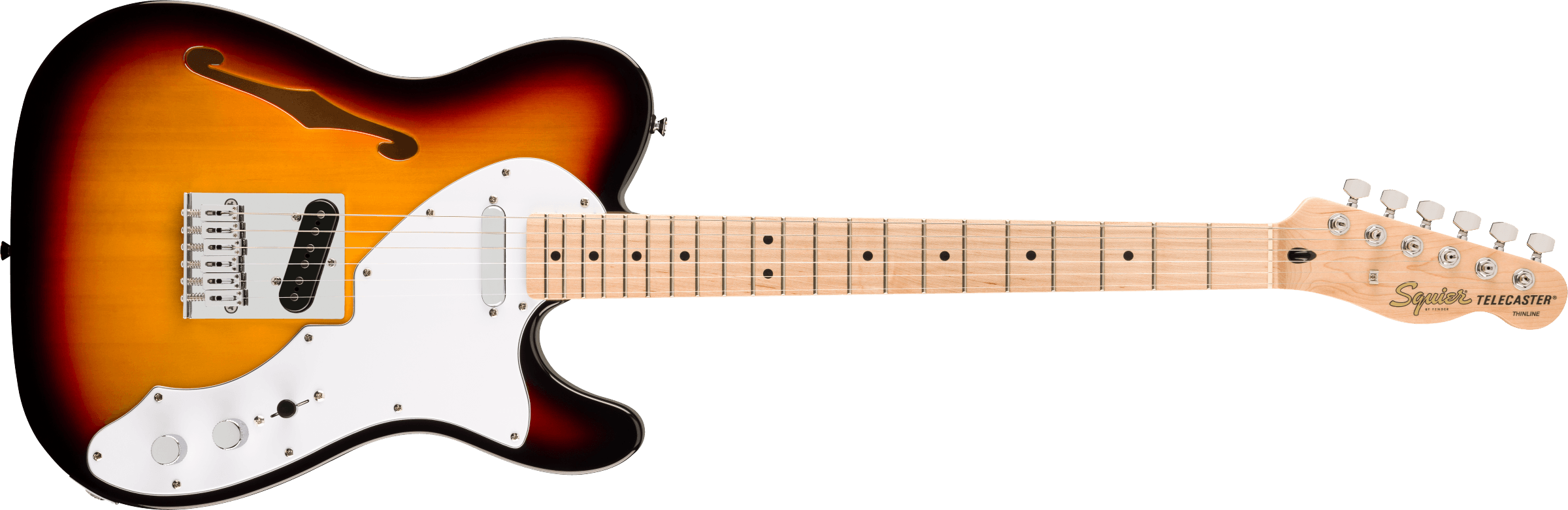 Guitarra Electrica Fender  Affinity Series™ Telecaster  Thinline Diapasón De Arce Color Sunburst