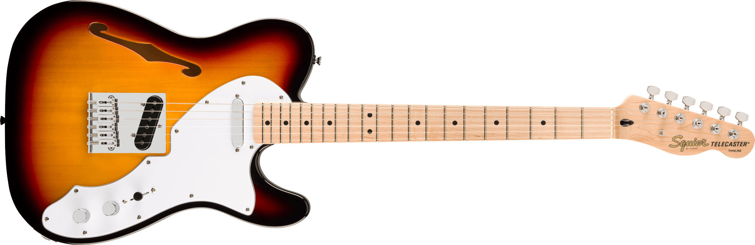 Foto 1 | Guitarra Electrica Fender  Affinity Series™ Telecaster  Thinline Diapasón De Arce Color Sunburst