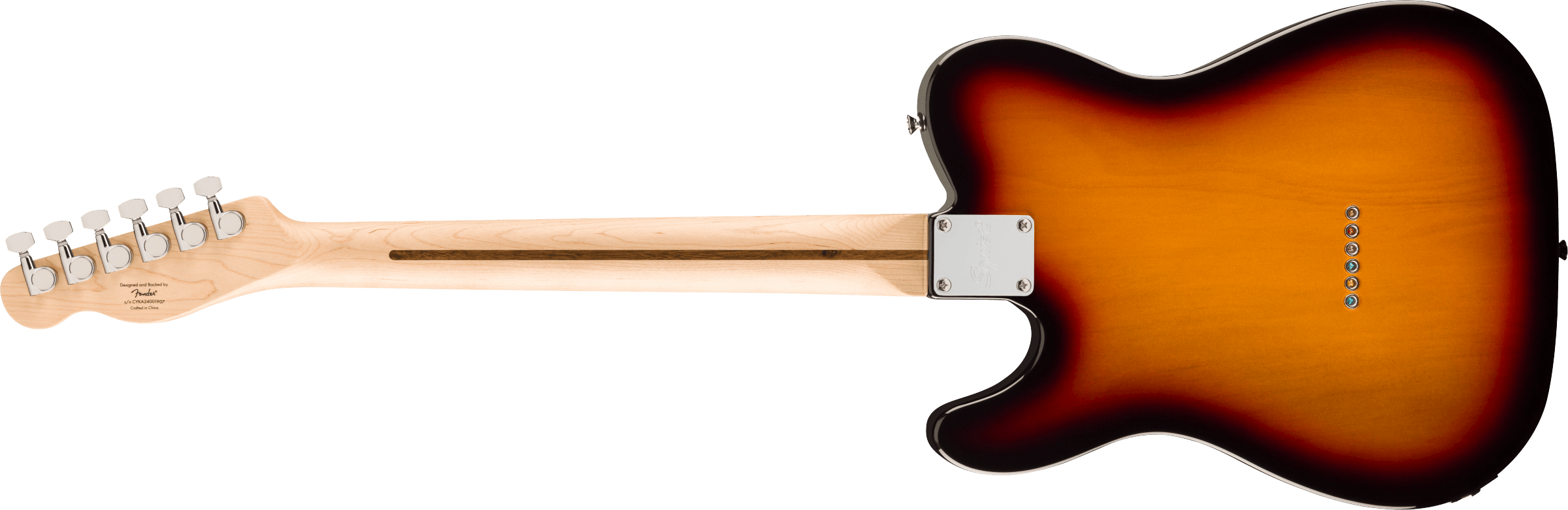 Foto 3 pulgar | Guitarra Electrica Fender  Affinity Series™ Telecaster  Thinline Diapasón De Arce Color Sunburst