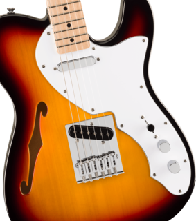 Foto 3 | Guitarra Electrica Fender Affinity Series™ Telecaster Thinline Diapasón De Arce Color Sunburst