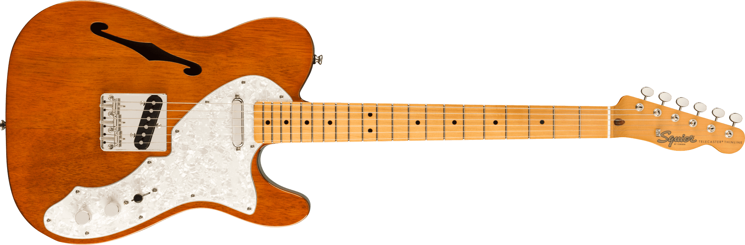 Guitarra Eléctrica Fender Telecaster Thinline De Los Años 60 Con Un Estilo Clásico