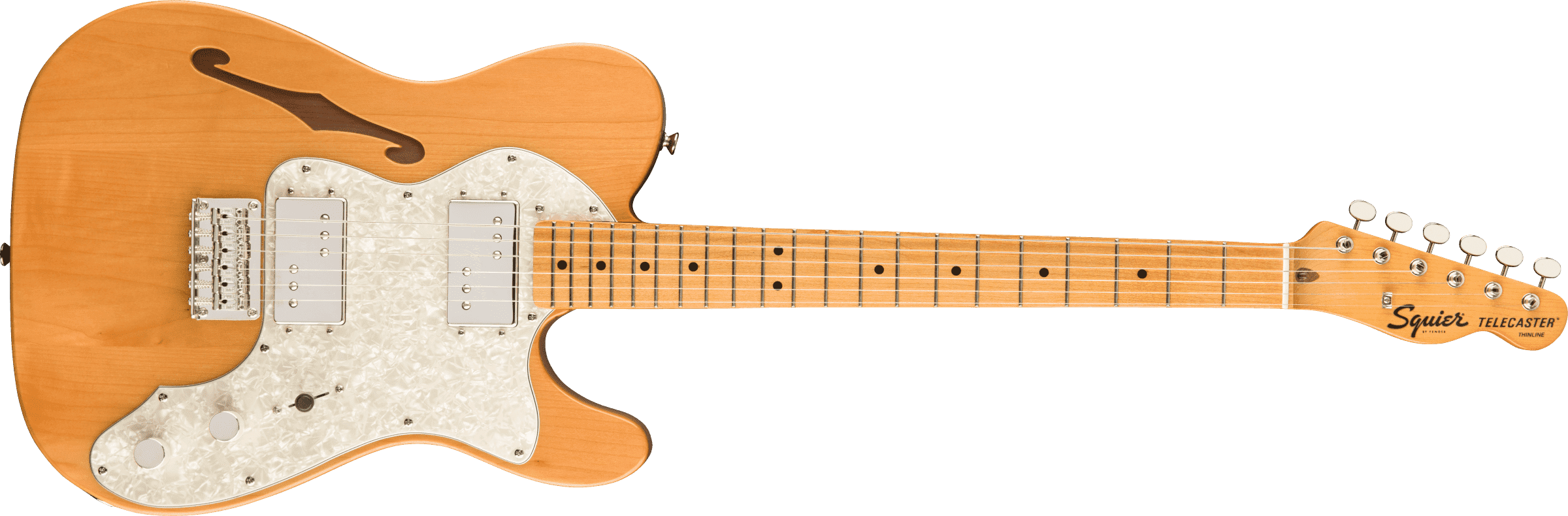 Foto 2 pulgar | Guitarra Eléctrica Fender Telecaster Thinline De Los Años 70 Con Un Estilo Clásico