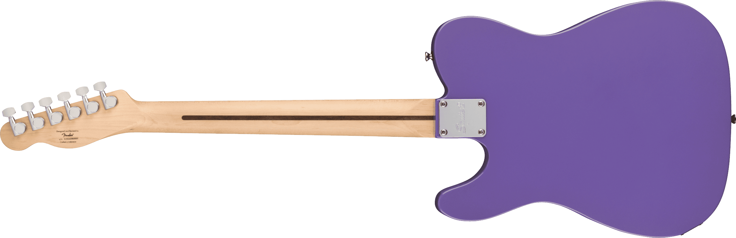 Foto 3 pulgar | Guitarra Eléctrica Fender Squier Sonic Esquire H Color Morado