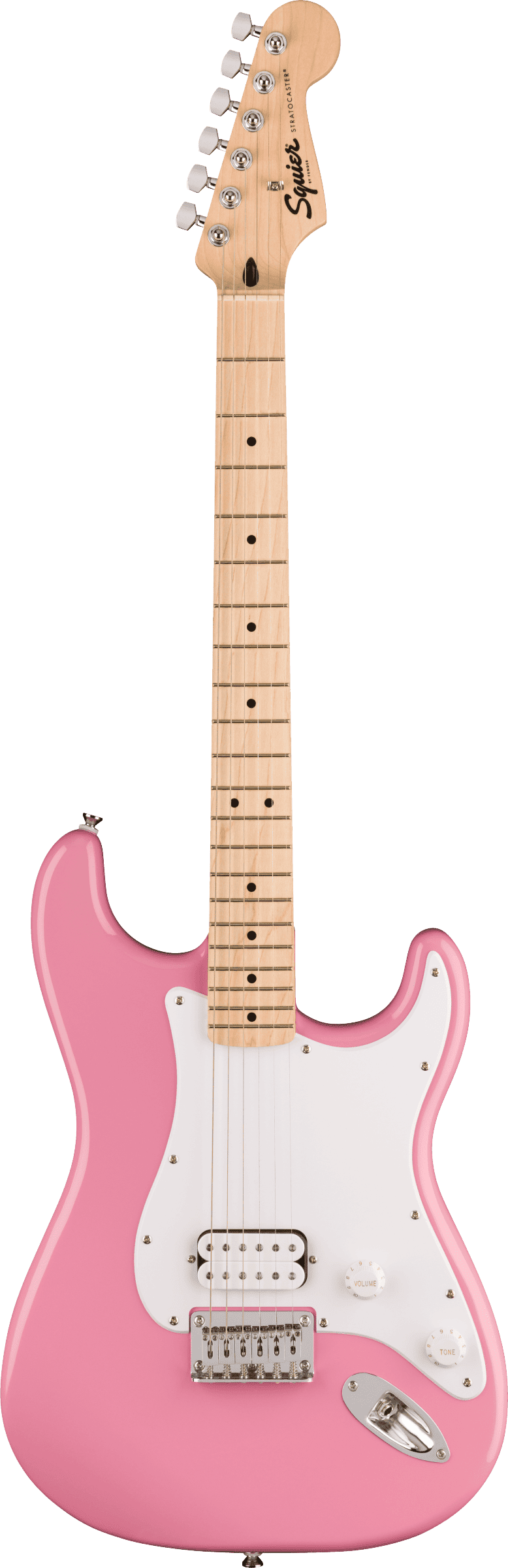 Foto 2 pulgar | Guitarra Eléctrica Fender Squier Sonic Stratocaster Ht H Color Rosa