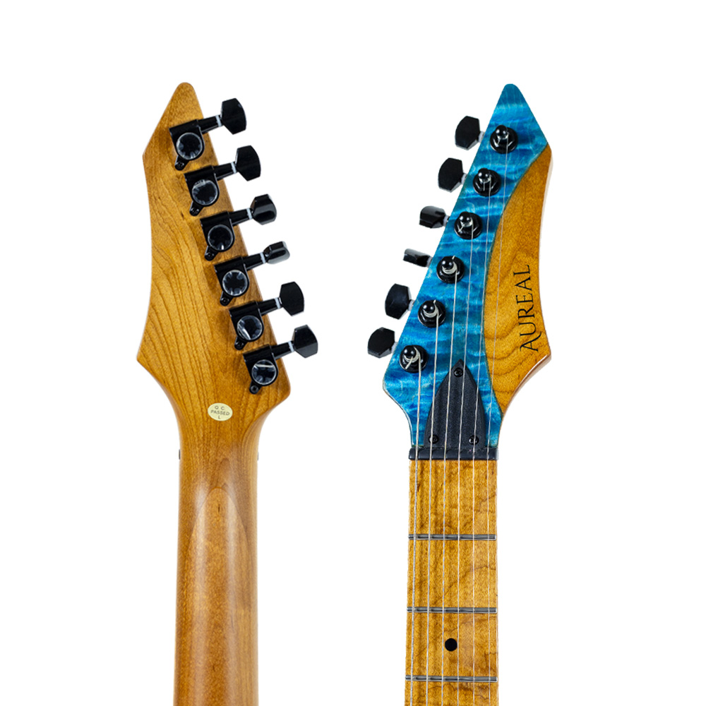 Foto 8 pulgar | Guitarra Electrica Aureal Tipo Stratocaster Jom 90 Ts Ocean