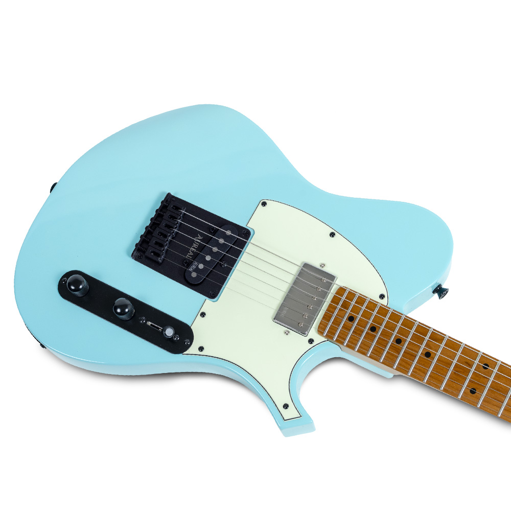 Foto 4 pulgar | Guitarra Electrica Aureal Tipo Telecaster Jom-te Blue