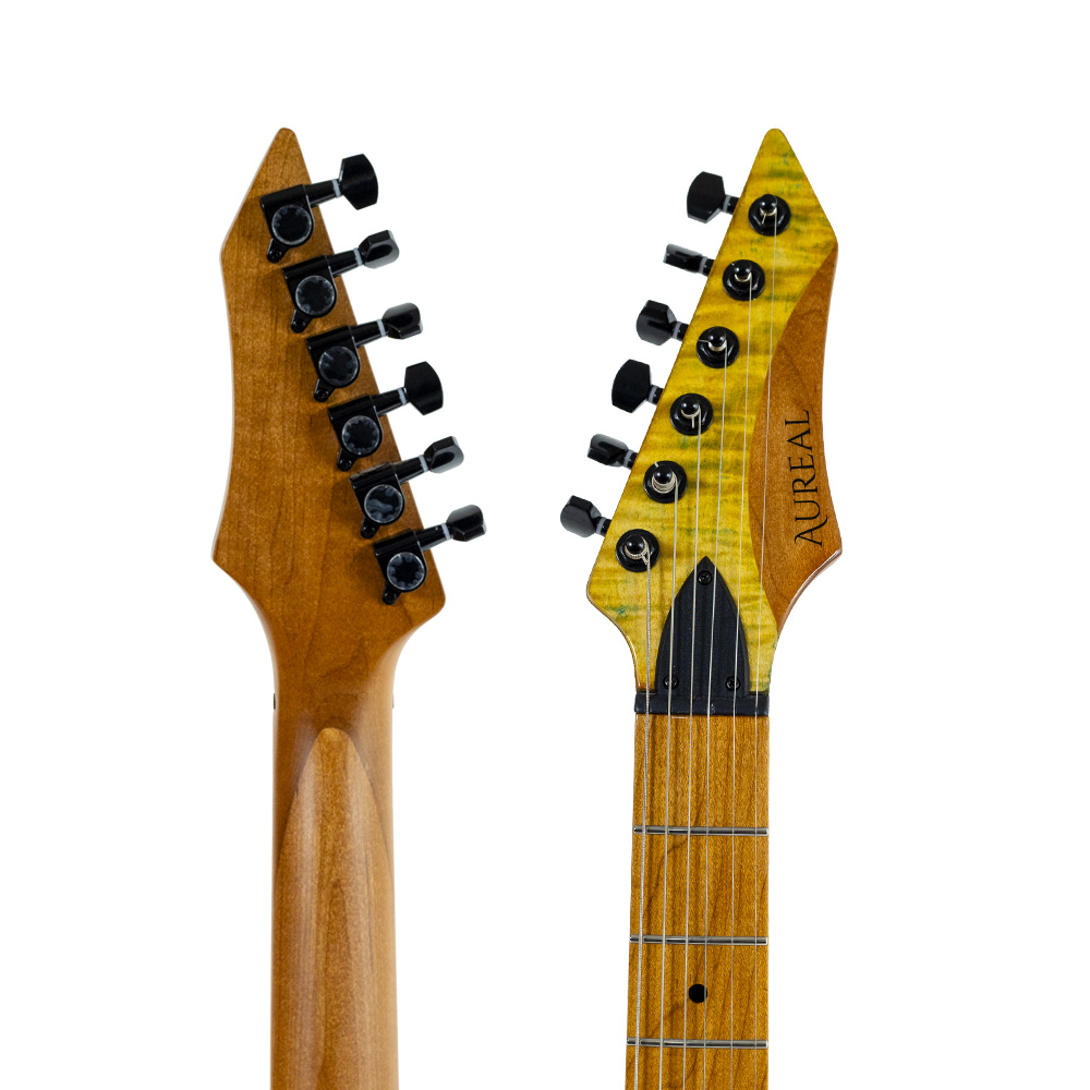 Foto 8 pulgar | Guitarra Electrica Aureal Tipo Stratocaster Jom 90 Ts Yellow