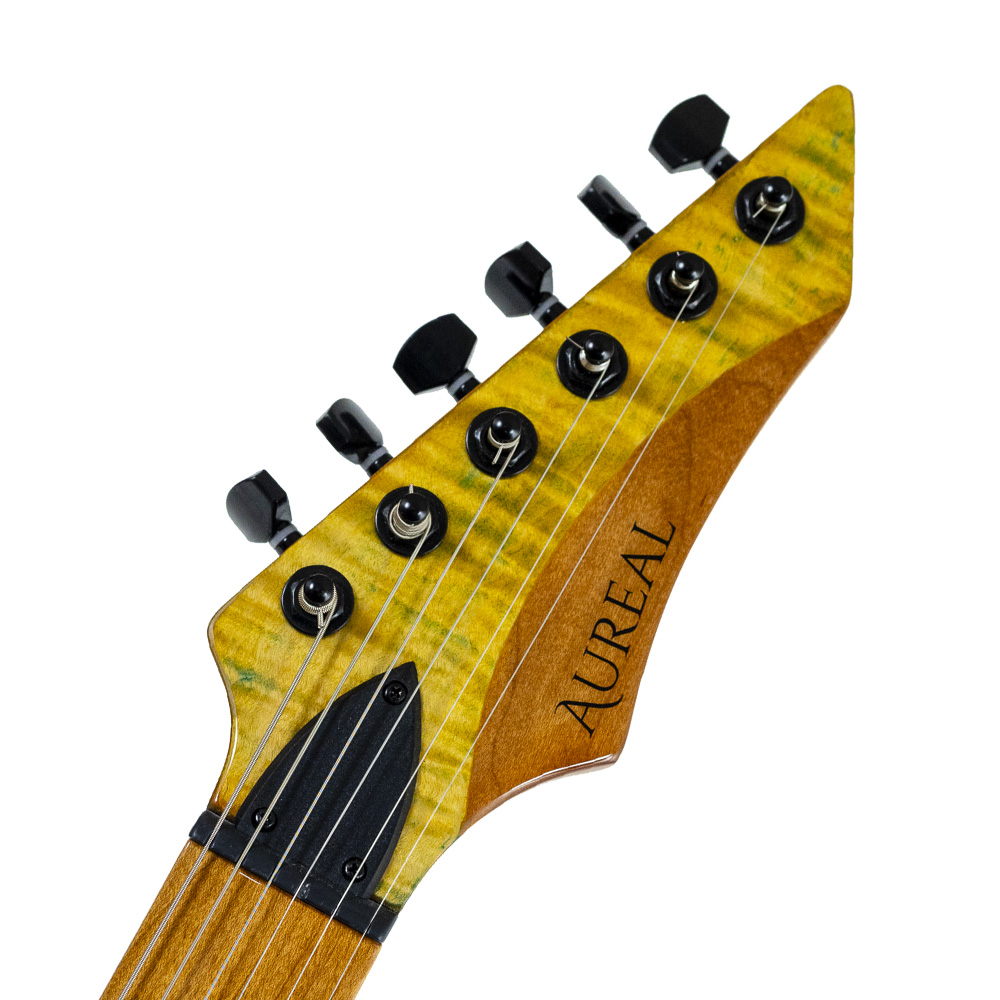 Foto 9 pulgar | Guitarra Electrica Aureal Tipo Stratocaster Jom 90 Ts Yellow