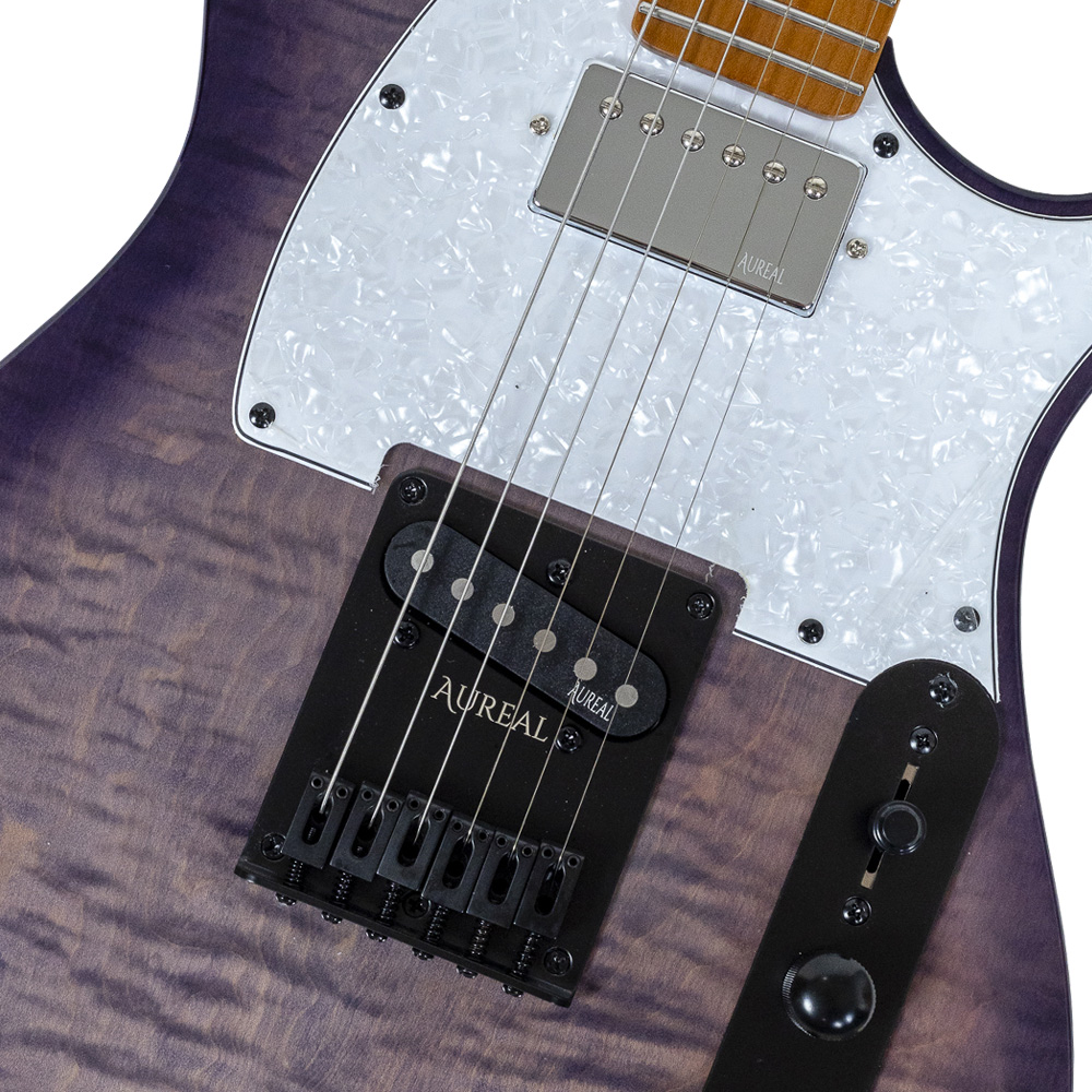 Foto 7 pulgar | Guitarra Electrica Aureal Tipo Telecaster Jom-te  Translucent Br