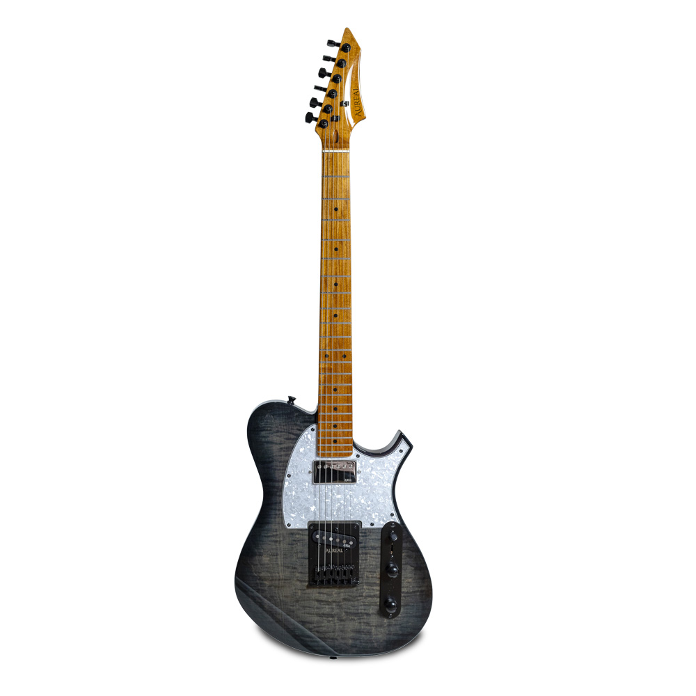 Guitarra Eléctrica Aureal tipo Telecaster Gris