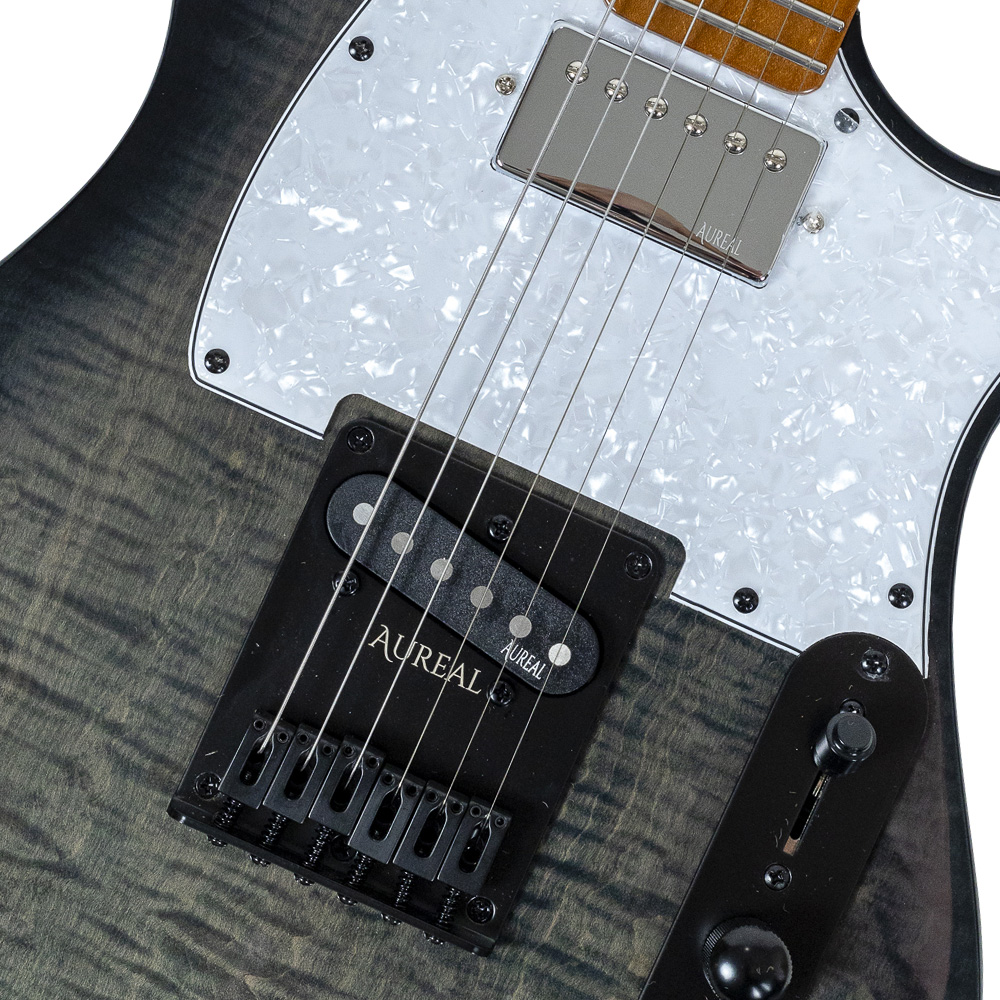 Foto 6 | Guitarra Eléctrica Aureal tipo Telecaster Gris