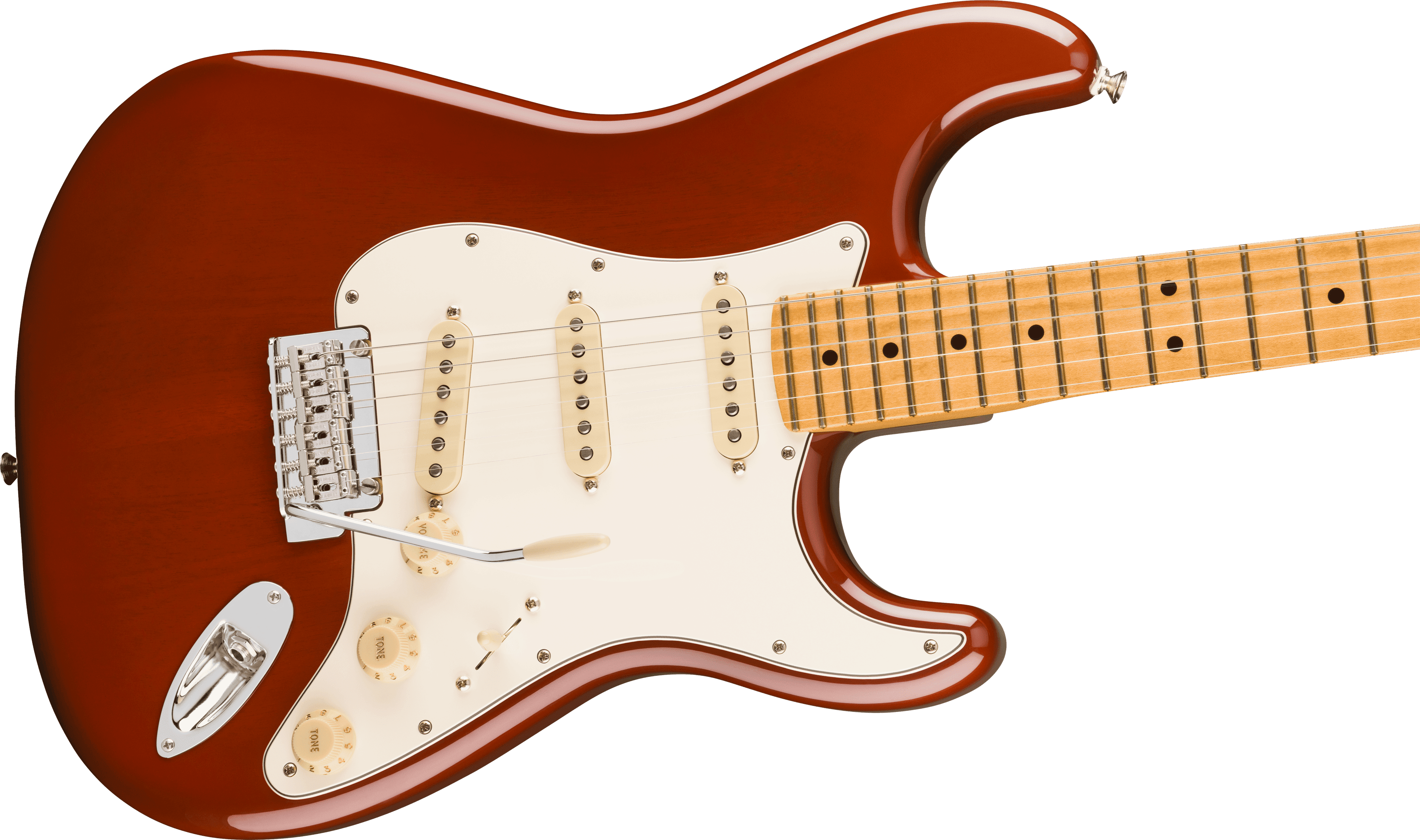 Foto 4 pulgar | Guitarra Eléctrica Fender Player Ii Stratocaster Mocha Burst Transparente