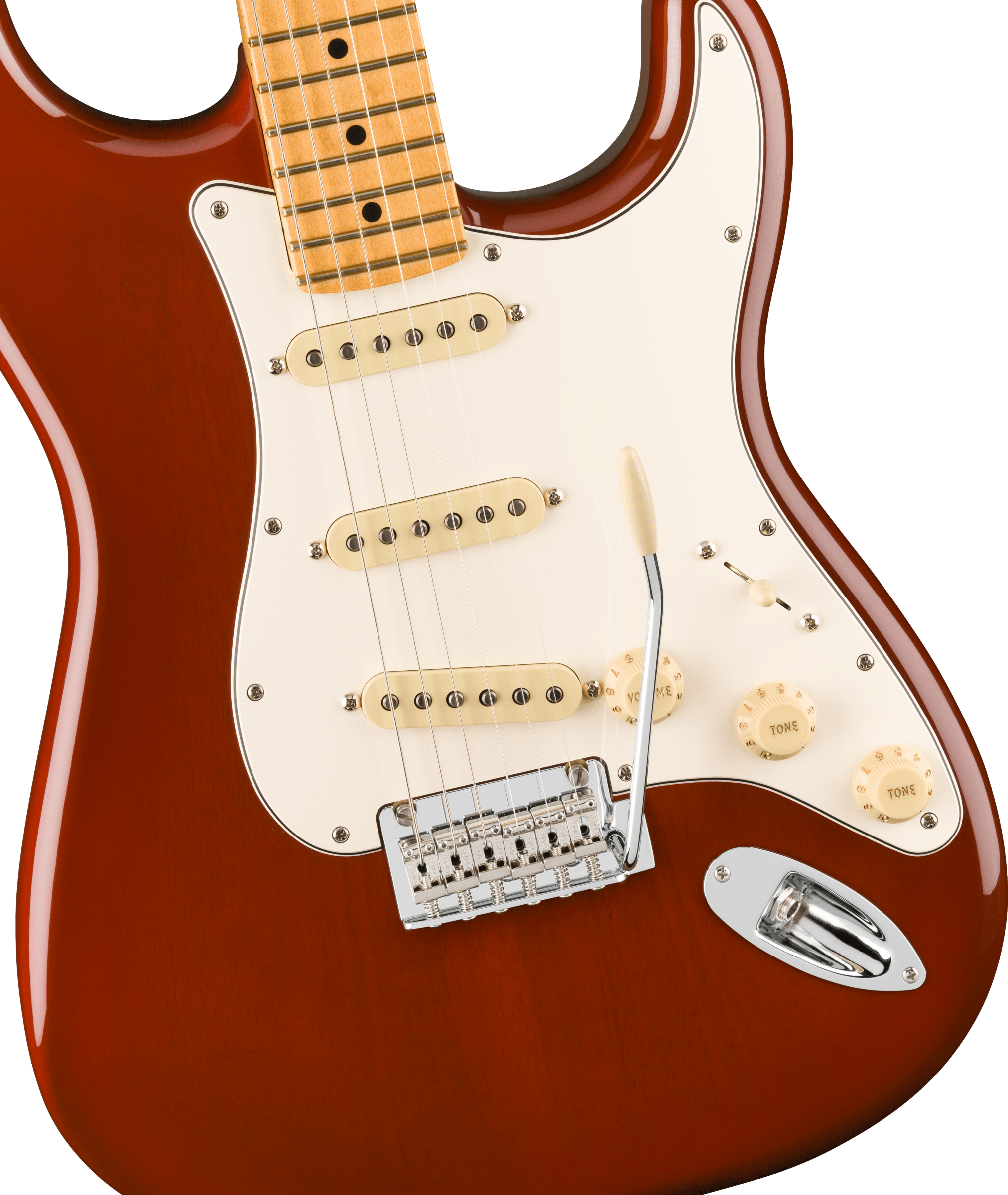 Foto 4 | Guitarra Eléctrica Fender Player Ii Stratocaster Mocha Burst Transparente