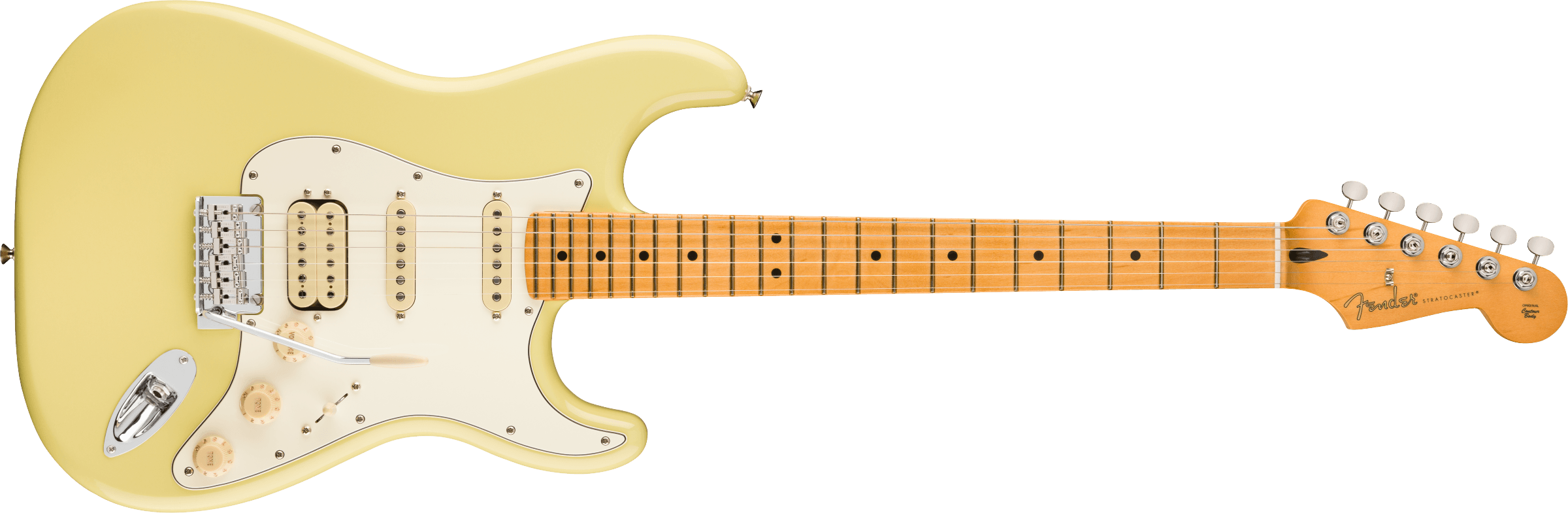 Guitarra Electrica Fender Player Ii Stratocaster Hss  Amarillo Hialeah