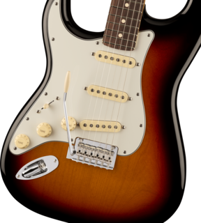 Foto 3 | Guitarra Eléctrica Fender Player Ii Stratocaster Para Zurdos Sunburst De 3 Colores