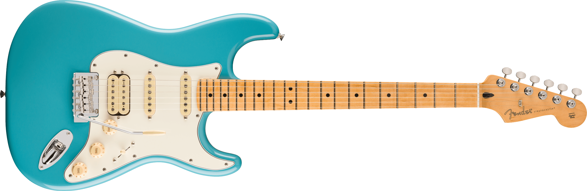 Guitarra Eléctrica Fender Player Ii Stratocaster Hss Tono Azul Agua