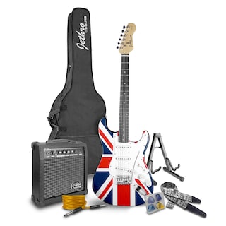 Foto 1 | Paquete Guitarra Eléctrica Jethro Series By Steelpro 022-sk Inglesa Orientación De La Mano Diestro