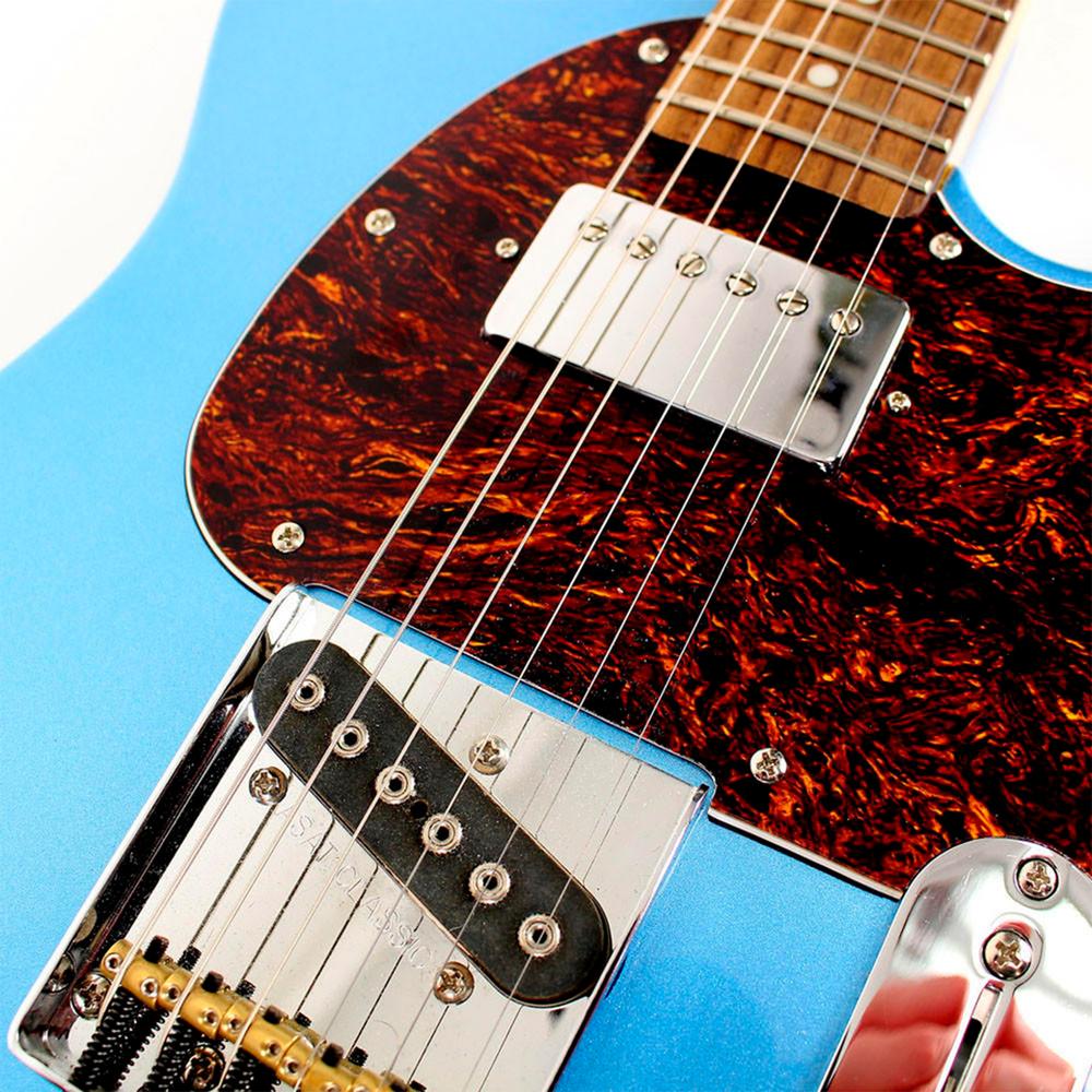Foto 3 pulgar | Guitarra Eléctrica Tribute Series G&l Ti-acb-140r04r46 Color Lake Placid Blue Asat Classic Bluesboy