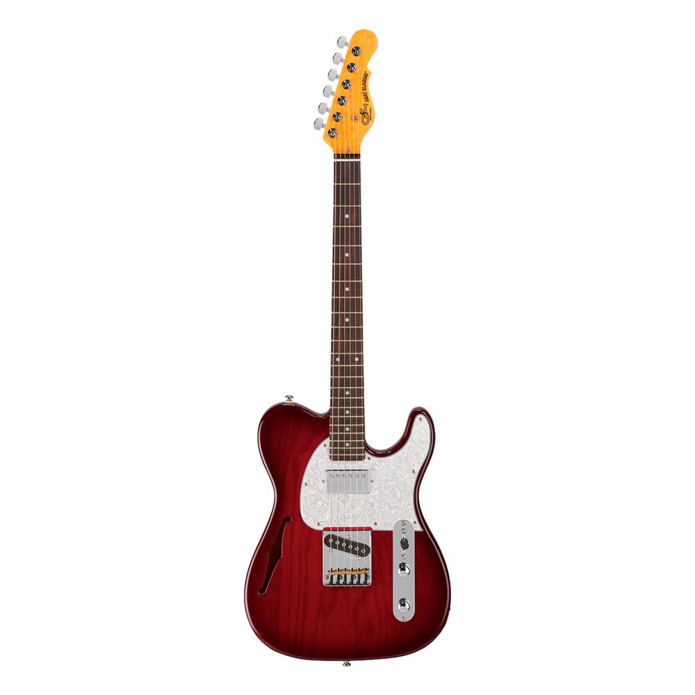 Foto 2 pulgar | Guitarra Eléctrica Tribute Series Asat G&l Ti-acb-s71r23r36 Color Redburst Classic Bluesboy Semihollow