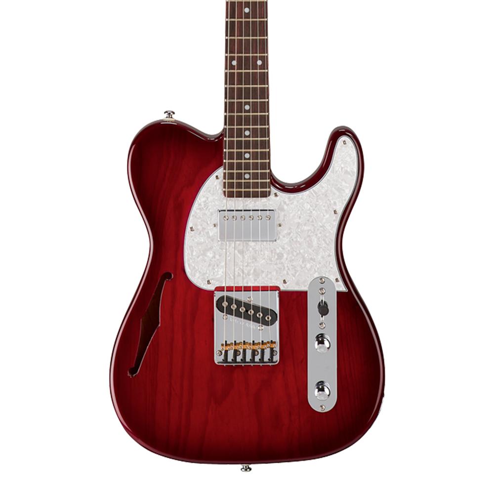 Foto 3 pulgar | Guitarra Eléctrica Tribute Series Asat G&l Ti-acb-s71r23r36 Color Redburst Classic Bluesboy Semihollow