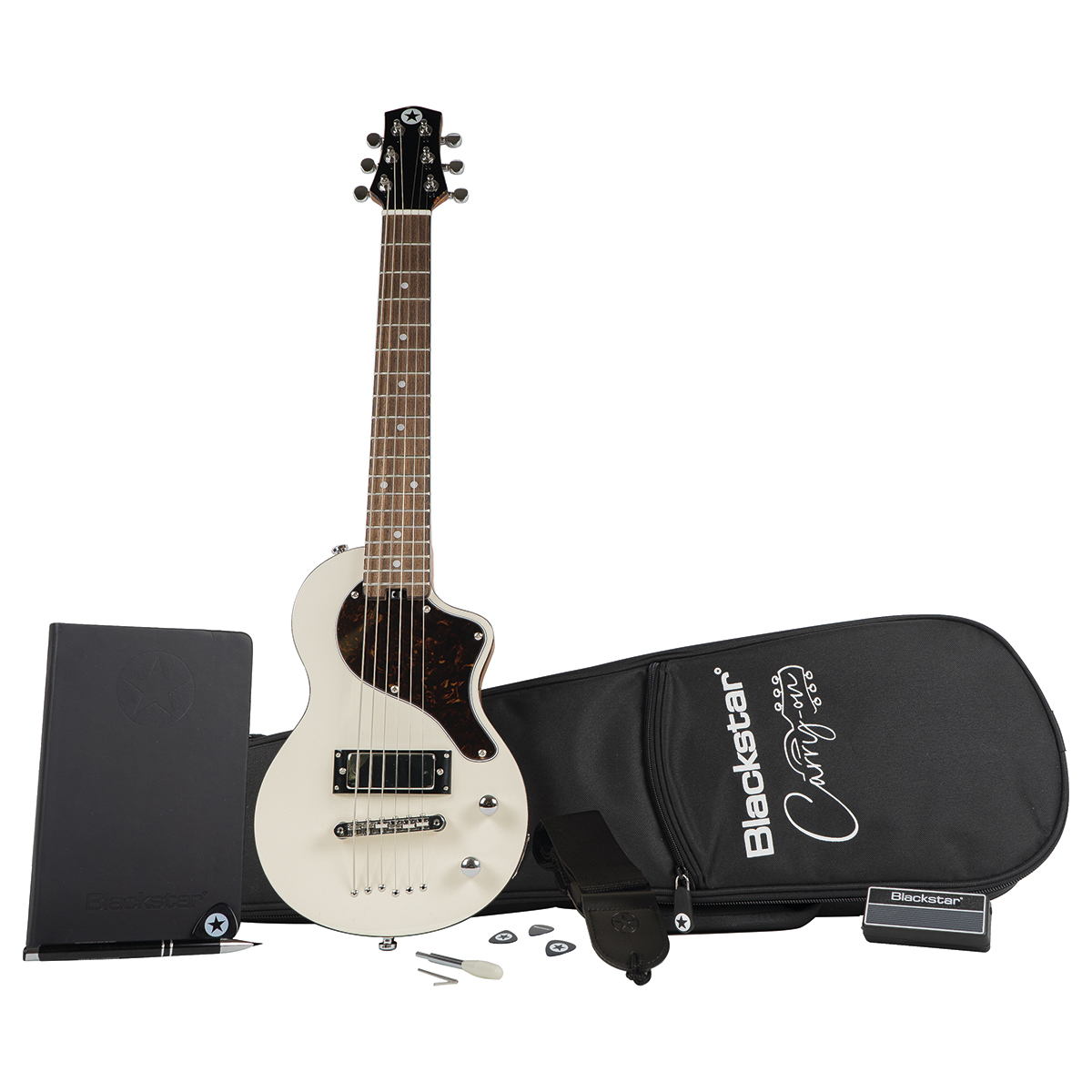 Blackstar Carry-on Guitar Pack Guitarra Eléctrica Blanco