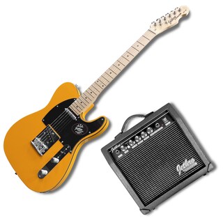 Foto 7 | Paquete Guitarra Eléctrica Jethro Series By Steelpro 027 Color Amarillo