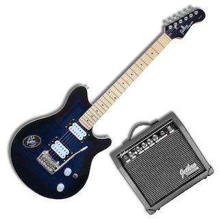Foto 1 | Guitarra Eléctrica Steelpro Jethro 058-sk Flamed Blue Burst