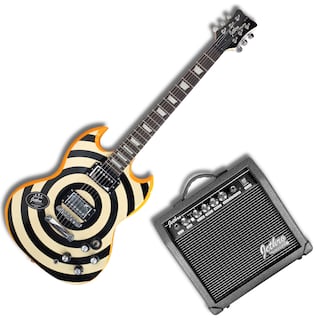 Foto 1 | Guitarra Eléctrica Steelpro Jethro 057-sk Naranja Claro