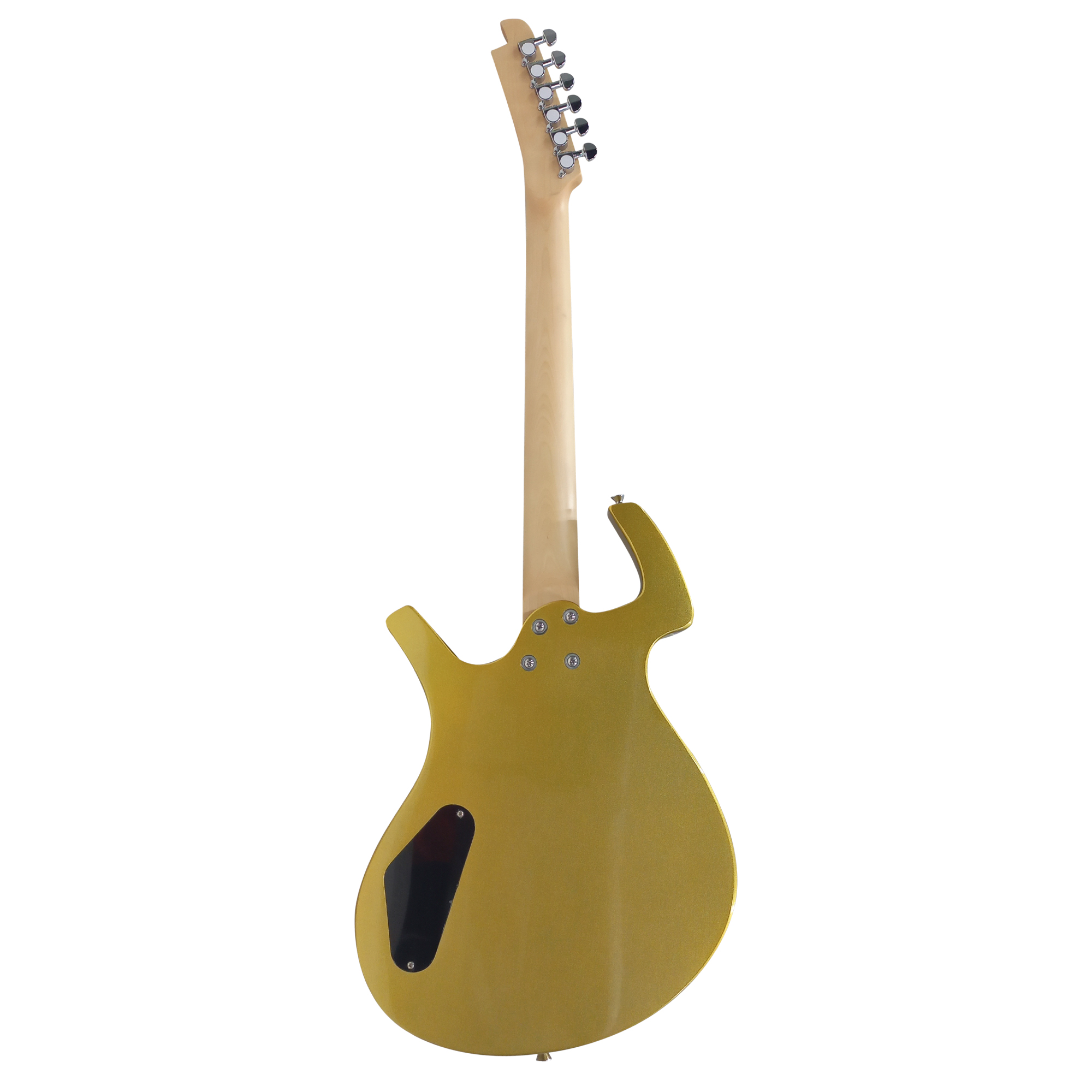 Foto 7 | Paquete Guitarra Eléctrica Jethro Series by Steelpro 037 Dorado Material del Diapasón Álamo Negro