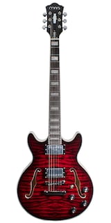 Foto 1 | Guitarra Eléctrica 6 Cuerdas Mars Modelo Jazz Satin Red
