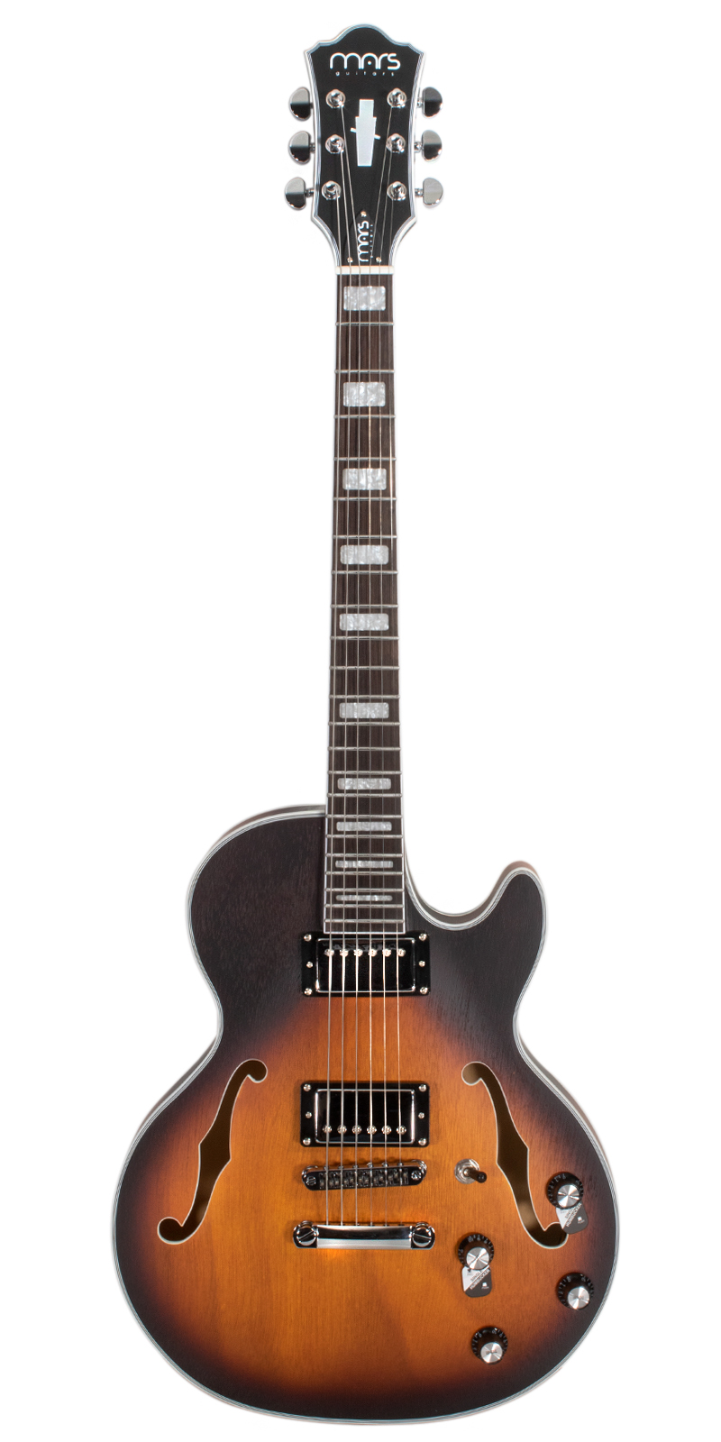 Guitarra Eléctrica 6 Cuerdas Mars Les Paul Jazz Satin Violin Sunburst