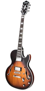 Foto 2 | Guitarra Eléctrica 6 Cuerdas Mars Les Paul Jazz Satin Violin Sunburst