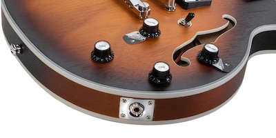 Foto 7 | Guitarra Eléctrica 6 Cuerdas Mars Les Paul Jazz Satin Violin Sunburst