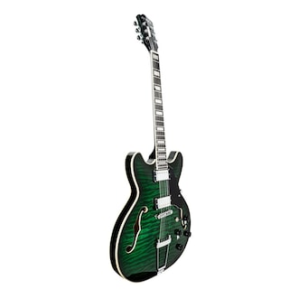 Foto 3 | Guitarra Eléctrica 6 Cuerdas Mars Hollowbody 335 Custom Grn