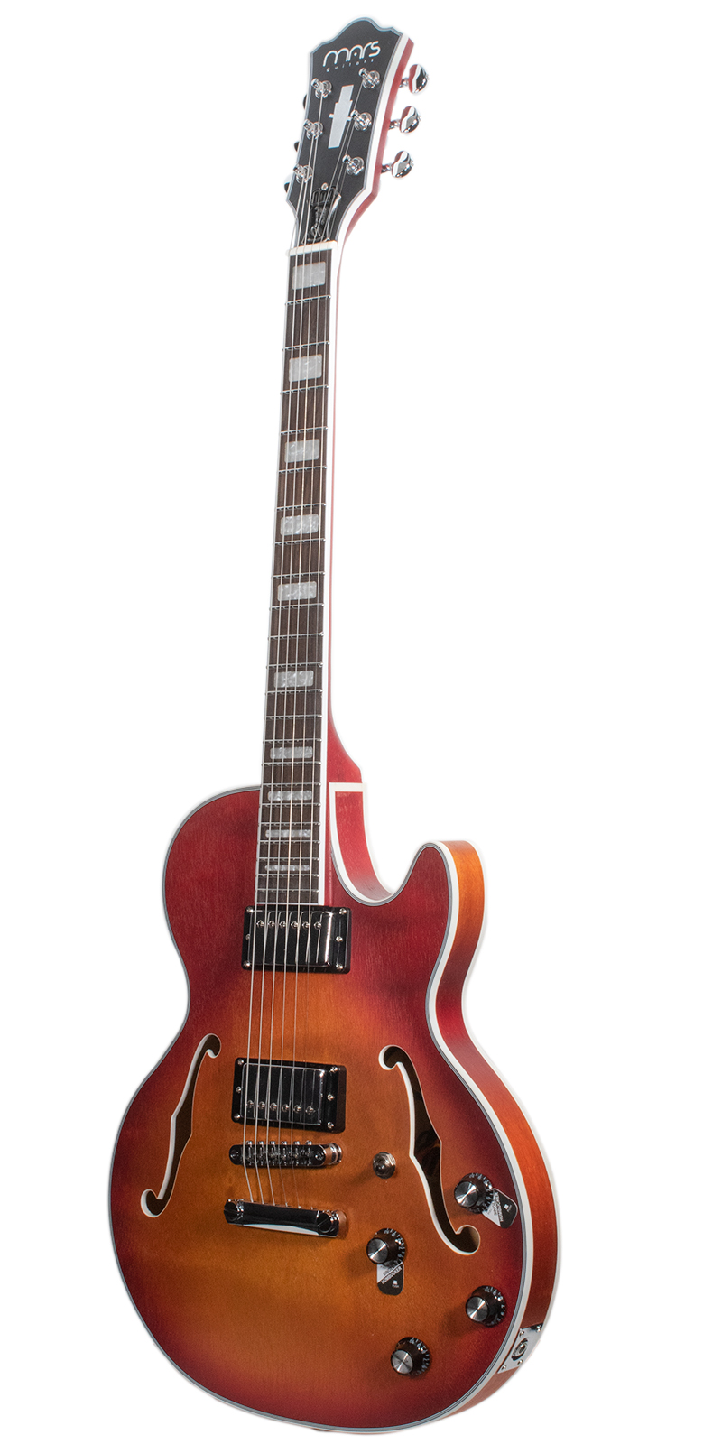 Guitarra Eléctrica 6 Cuerdas Mars Les Paul Jazz Satin Tobacco Sunburst